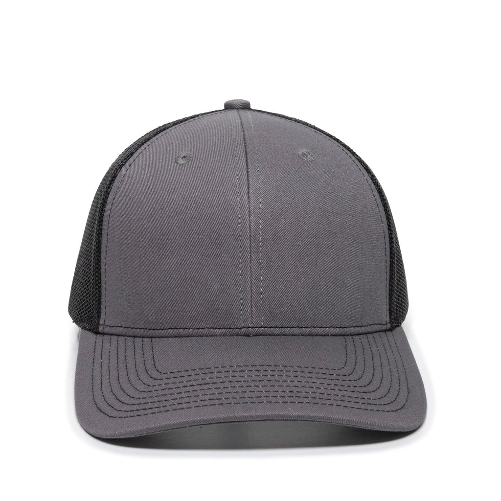 One Size Charcoal/Black Outdoor Cap OC771 