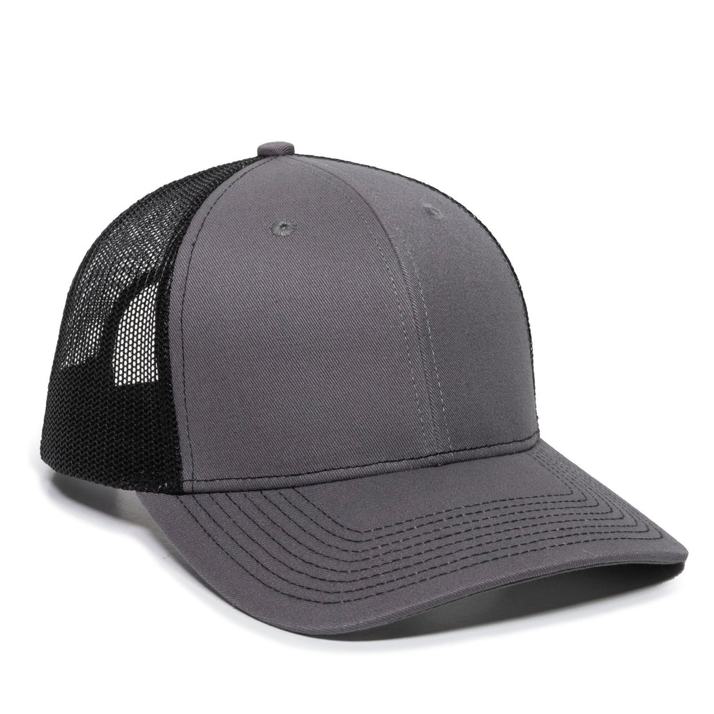One Size Charcoal/Black Outdoor Cap OC771 
