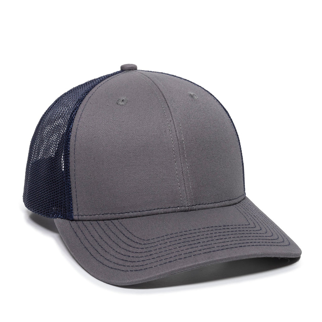 One Size Charcoal/Navy Outdoor Cap OC771 