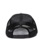 One Size Heathered Grey/Black Outdoor Cap OC771 
