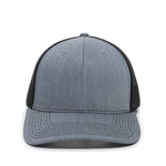 X-Large Heathered Grey/Black Outdoor Cap OC771