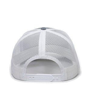 One Size Heathered Grey/White Outdoor Cap OC771 