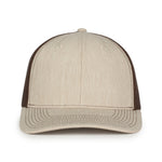 One Size Heathered Stone/Brown Outdoor Cap OC771