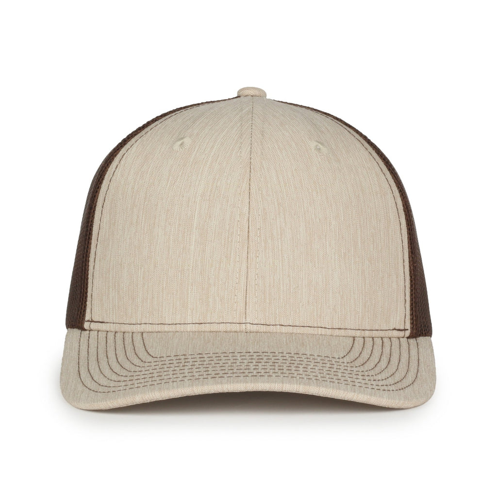 One Size Heathered Stone/Brown Outdoor Cap OC771 