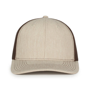 One Size Heathered Stone/Brown Outdoor Cap OC771 
