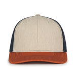 One Size Heathered Stone/Navy/Rust Outdoor Cap OC771