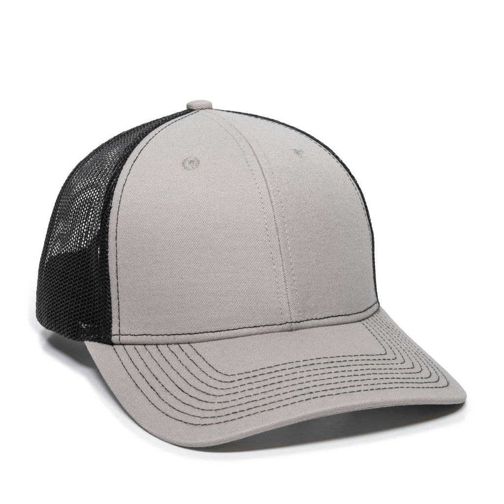 One Size Light Grey/Black Outdoor Cap OC771 