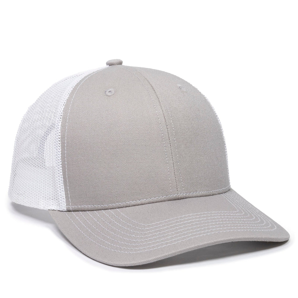 One Size Light Grey/White Outdoor Cap OC771 
