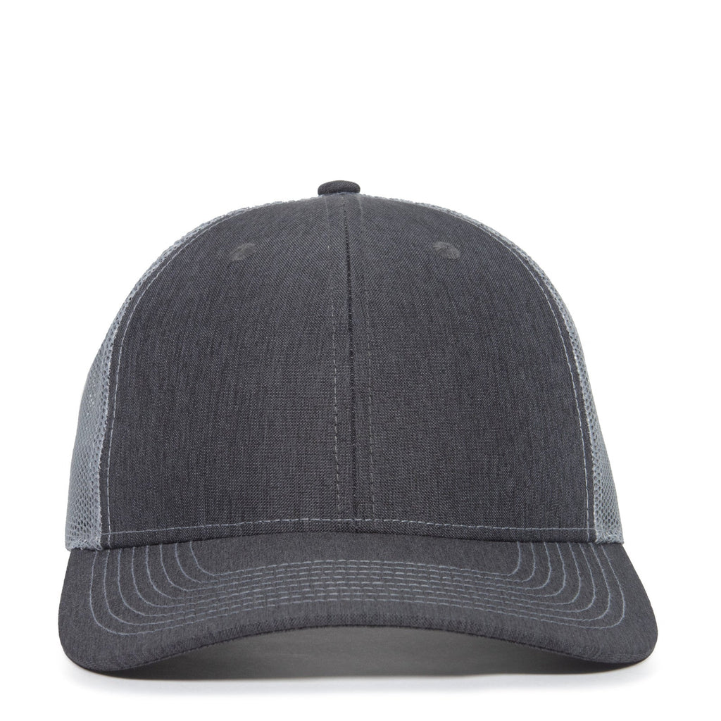 One Size LN Heathered Charcoal/Grey Outdoor Cap OC771 