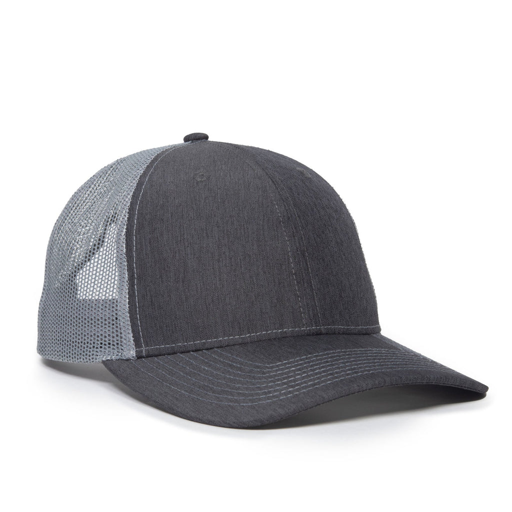 One Size LN Heathered Charcoal/Grey Outdoor Cap OC771 