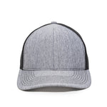 One Size LN Heathered Grey/Black Outdoor Cap OC771 