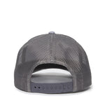 One Size LN Heathered Grey/Charcoal Outdoor Cap OC771 