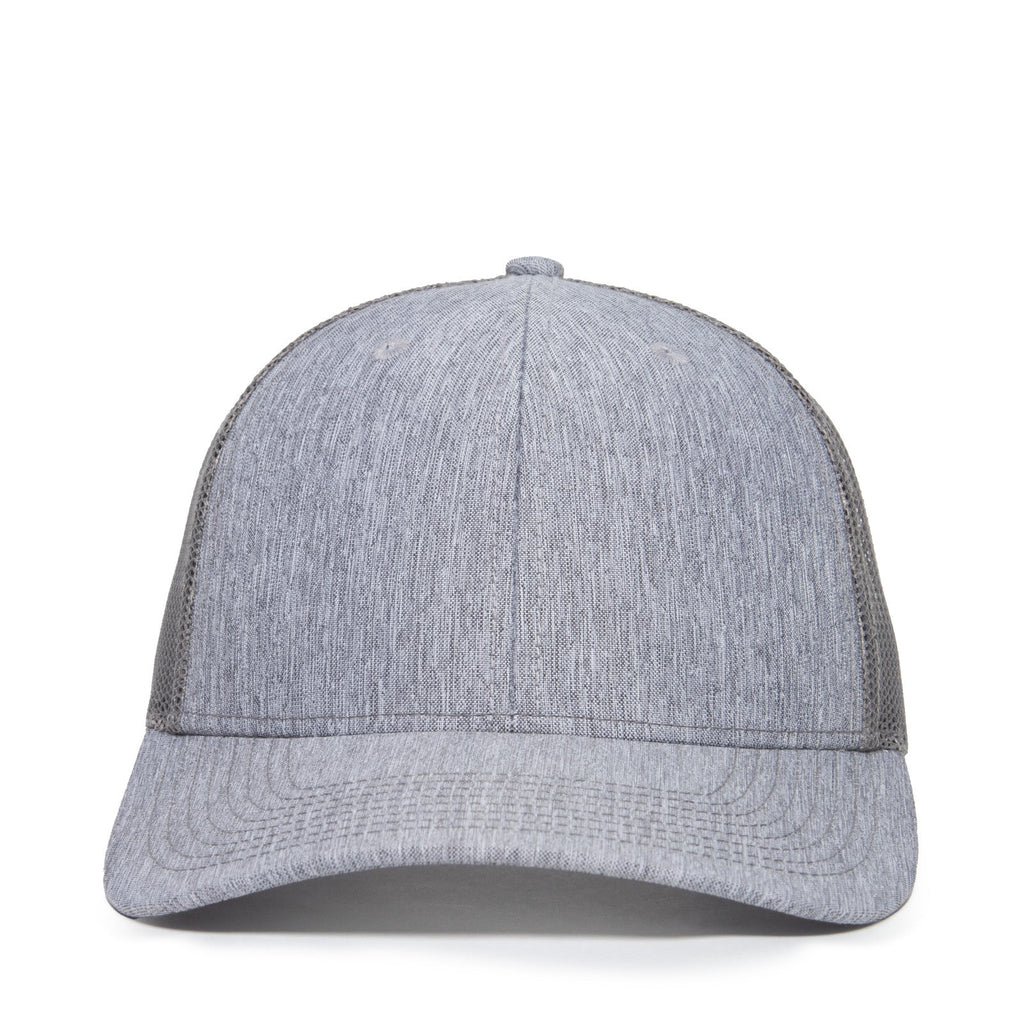 One Size LN Heathered Grey/Charcoal Outdoor Cap OC771 