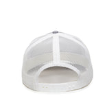 One Size LN Heathered Grey/White Outdoor Cap OC771 