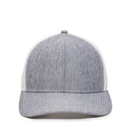One Size LN Heathered Grey/White Outdoor Cap OC771 