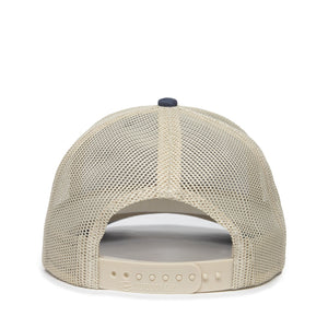 One Size LN Heathered Navy/Khaki Outdoor Cap OC771 