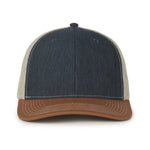 One Size Ln Heathered Navy/Khaki/DUK Brown Outdoor Cap OC771