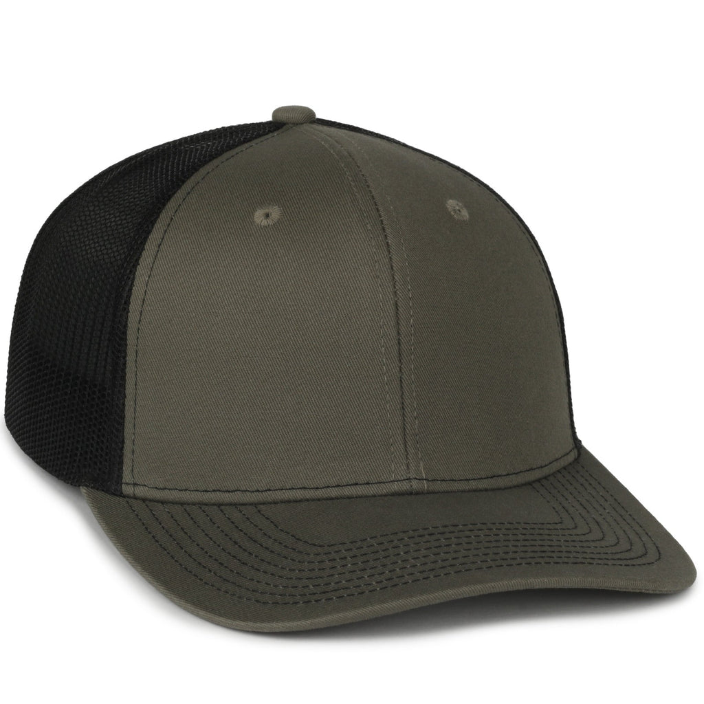 One Size Olive/Black Outdoor Cap OC771 