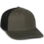 One Size Olive/Black Outdoor Cap OC771 