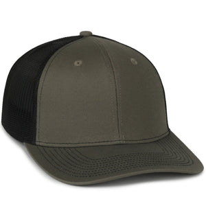 One Size Olive/Black Outdoor Cap OC771 