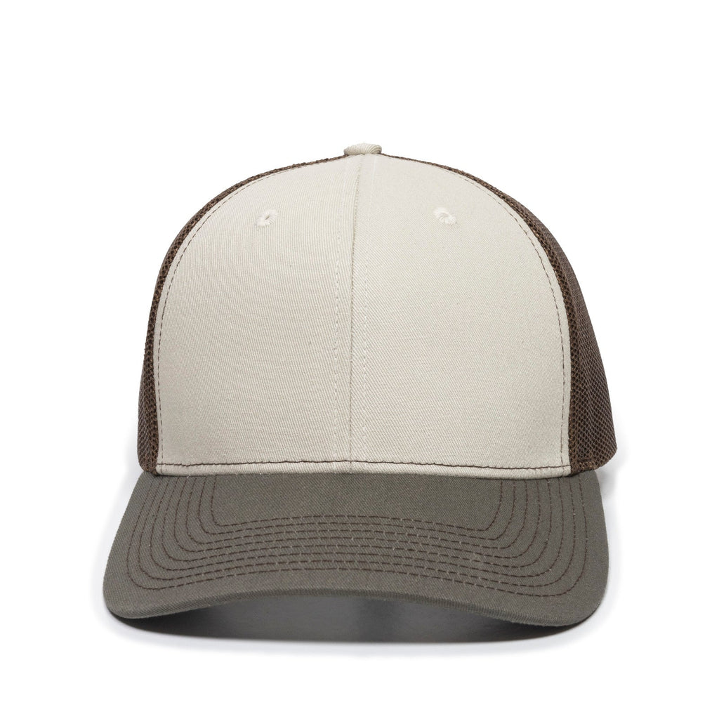 One Size Stone/Brown/Olive Outdoor Cap OC771 