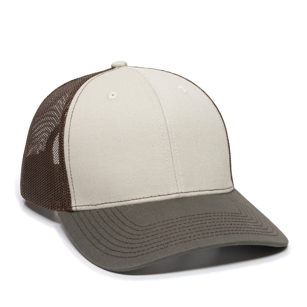 One Size Stone/Brown/Olive Outdoor Cap OC771 