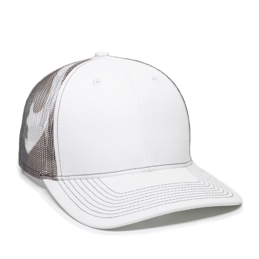 One Size White/Grey Generic Camo Outdoor Cap OC771 