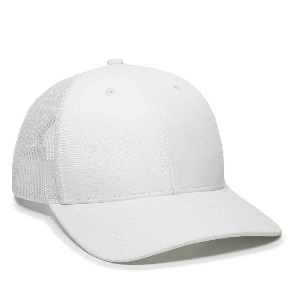 One Size White/White Outdoor Cap OC771 