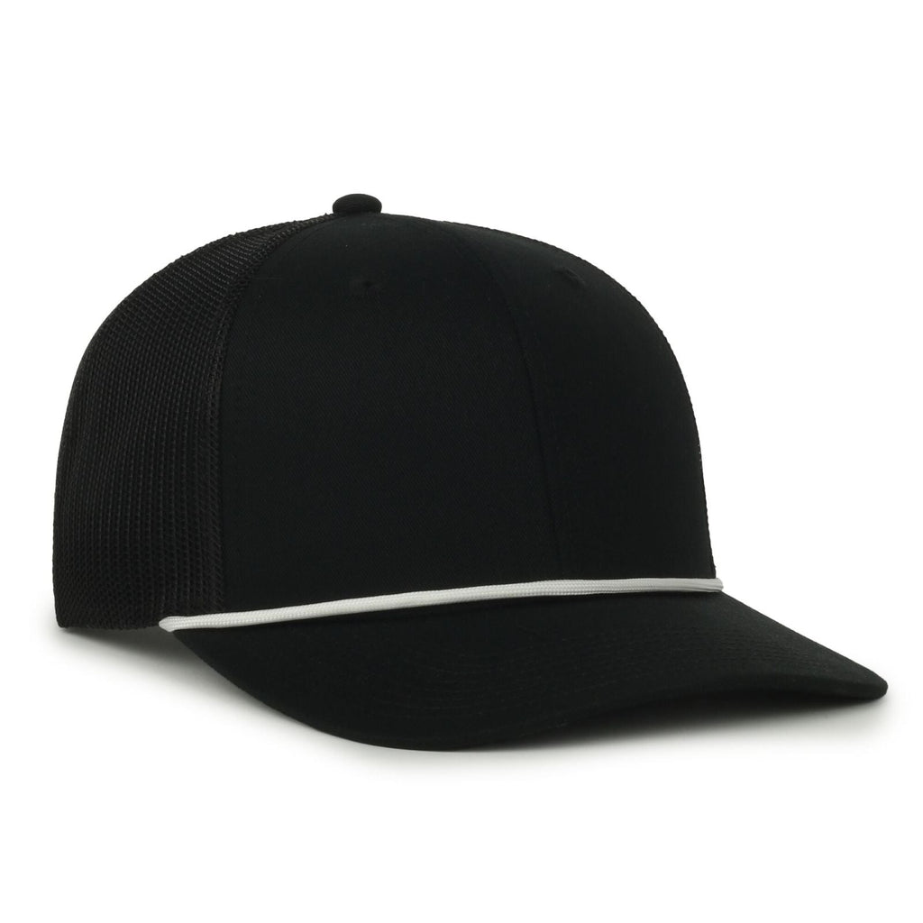 One Size Black/Black/White Outdoor Cap OC771C 