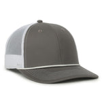 One Size Charcoal/White/White Outdoor Cap OC771C 