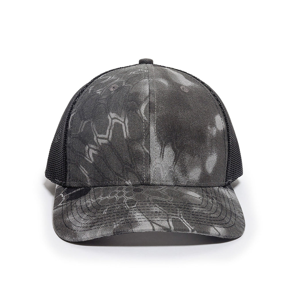 One Size Kryptek® Raid™/Black Outdoor Cap OC771CAMO 
