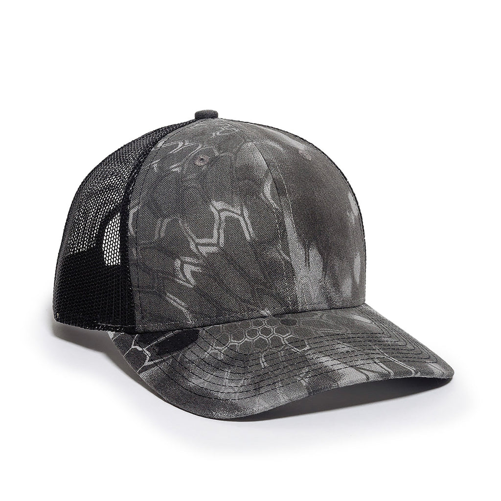 One Size Kryptek® Raid™/Black Outdoor Cap OC771CAMO 