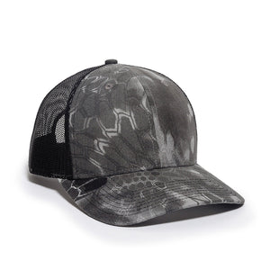 One Size Kryptek® Raid™/Black Outdoor Cap OC771CAMO 