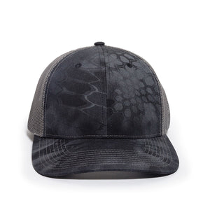 One Size Kryptek® Typhon™/Charcoal Outdoor Cap OC771CAMO 