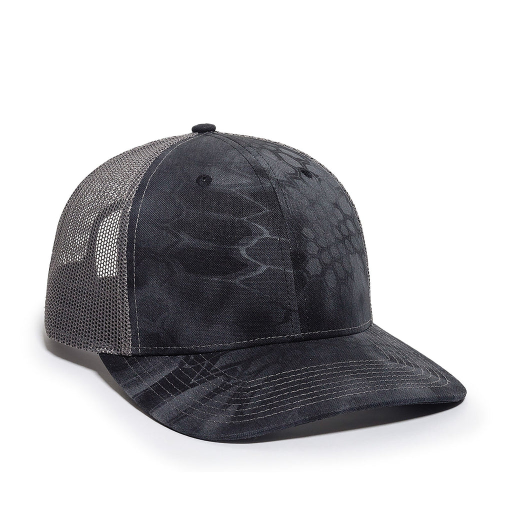 One Size Kryptek® Typhon™/Charcoal Outdoor Cap OC771CAMO 