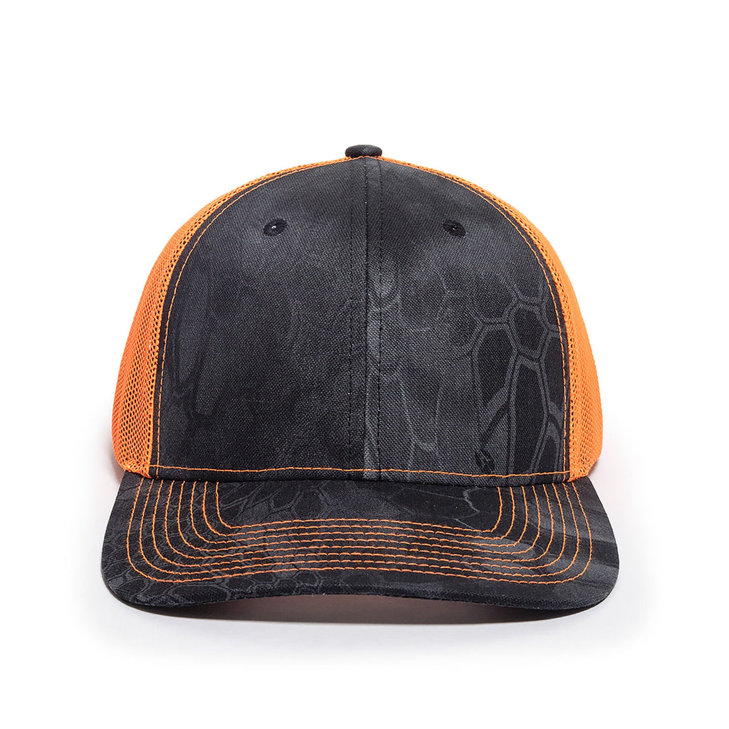 One Size Kryptek® Typhon™/Neon Orange Outdoor Cap OC771CAMO 