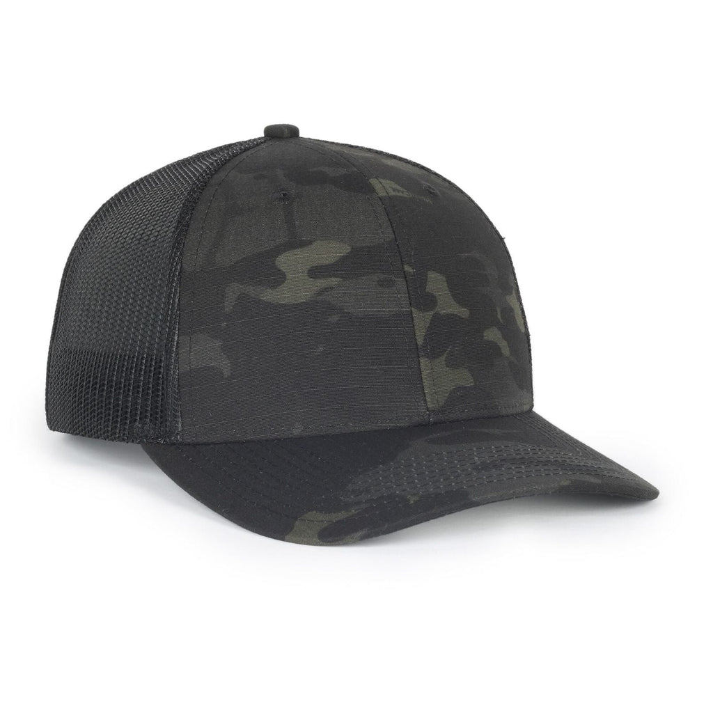 One Size Multicam® Black/Black Outdoor Cap OC771CAMO 