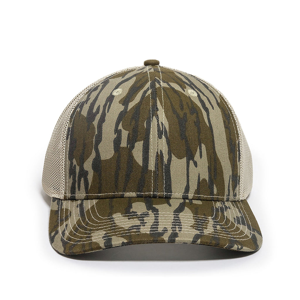 One Size Mossy Oak® Original Bottomland®/Tan Outdoor Cap OC771CAMO 