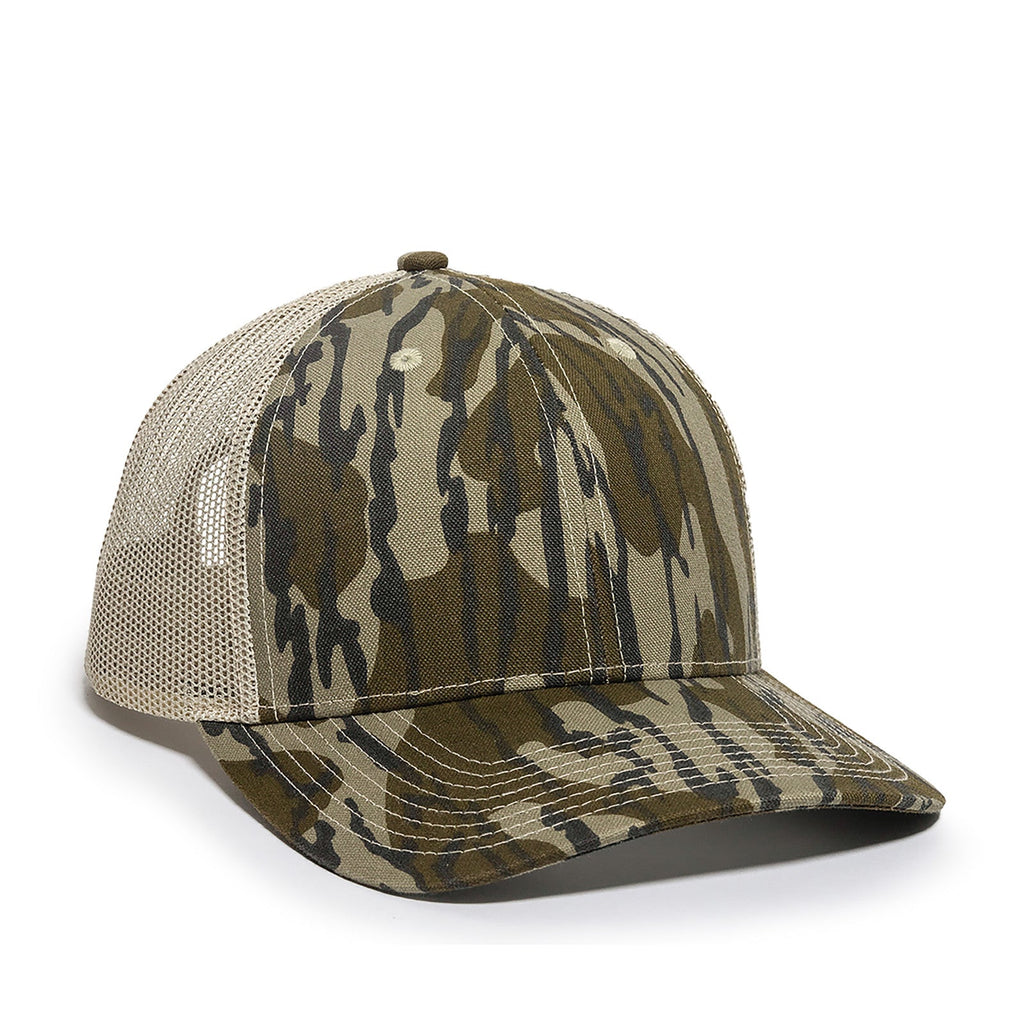 One Size Mossy Oak® Original Bottomland®/Tan Outdoor Cap OC771CAMO 