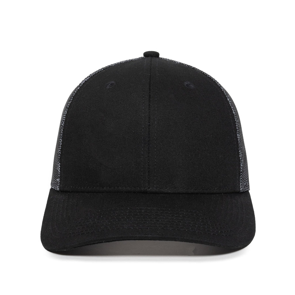 One Size Black/Black USA Outdoor Cap OC771PM 