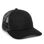 One Size Black/Black USA Outdoor Cap OC771PM 