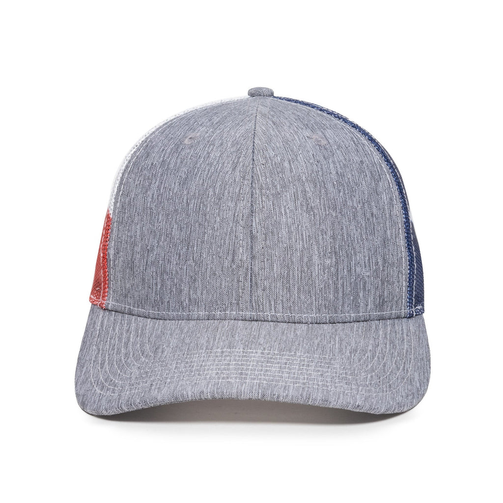 One Size LN Heathered Grey/TX Outdoor Cap OC771PM 