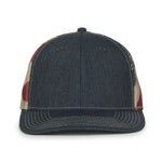 One Size Ln Heathered Navy/Old Glory Outdoor Cap OC771PM 