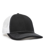 One Size Black/White Outdoor Cap OC771V 