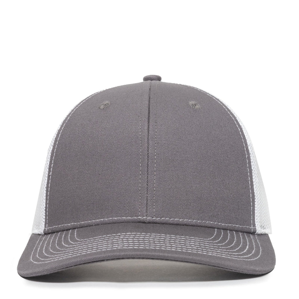 One Size Charcoal/White Outdoor Cap OC771V 