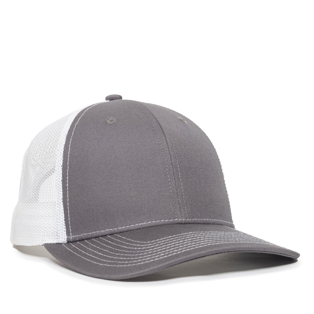 One Size Charcoal/White Outdoor Cap OC771V 