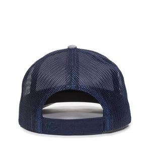 One Size LN Heathered Grey/Navy Outdoor Cap OC771V 