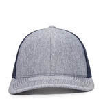 One Size LN Heathered Grey/Navy Outdoor Cap OC771V