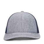 One Size LN Heathered Grey/Navy Outdoor Cap OC771V 