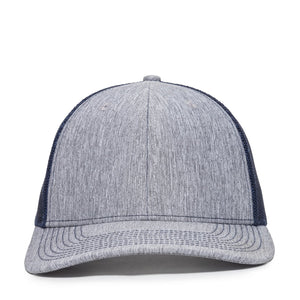 One Size LN Heathered Grey/Navy Outdoor Cap OC771V 